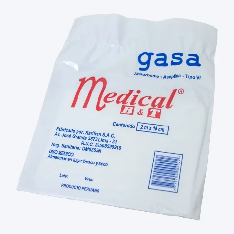 Gasa absorbente 2m x 10 cm